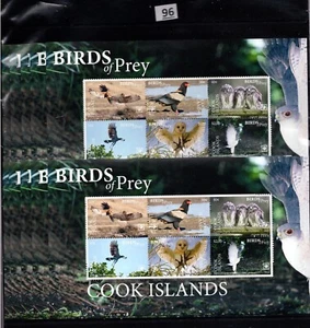 JC 10X COOK ISLANDS 2018 - MNH - BIRDS - OWLS - Picture 1 of 1
