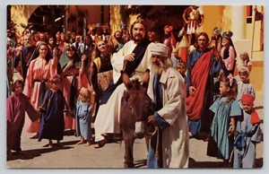 Postkarte um 1960 Black Hills South Dakota Passionsspiele christliche Aufführung Vintage - Bild 1 von 2