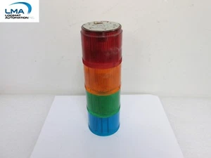 TELEMECANIQUE XVA-LC3 STACK LIGHT RED AMBER GREEN BLUE 7W 240V BEACON SCHNEIDER - Picture 1 of 2