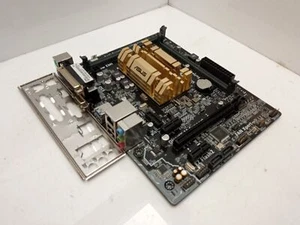 Placa madre ASUS N3050M-E Intel Celeron N3050 DDR3 MicroATX con escudo de E/S - Imagen 1 de 5