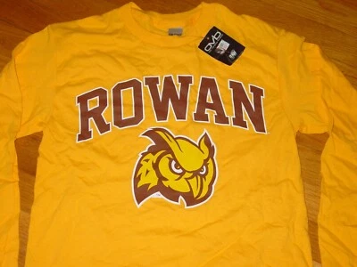 ROWAN University PROFS Owls Whoo RU ? long sleeve T-Shirt NEW TAG  ... XLarge XL - Image 1 of 4
