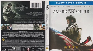 American Sniper (Blu-Ray + DVD, 2 Disc Set) W/case - Picture 1 of 2