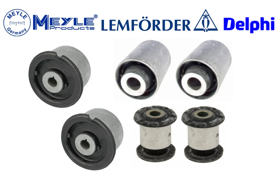 For Cayenne Front Lower Control Arm Bushing 6pcs (Frt Rear /Frt Outer /Rr Outer) - Image 1 of 2