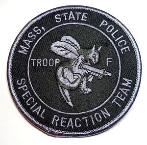 Massachusetts State Police Troop F SRT Patch - FREE Tracked US Shipping - Picture 1 of 1