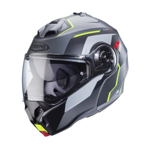 Casco modulare moto Caberg DUKE EVO MOVE grigio giallo taglia M helmet casque - Foto 1 di 4