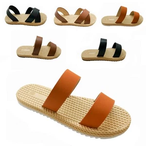 Nuevas sandalias básicas sencillas cómodas para mujer zapatos planos - Imagen 1 de 16