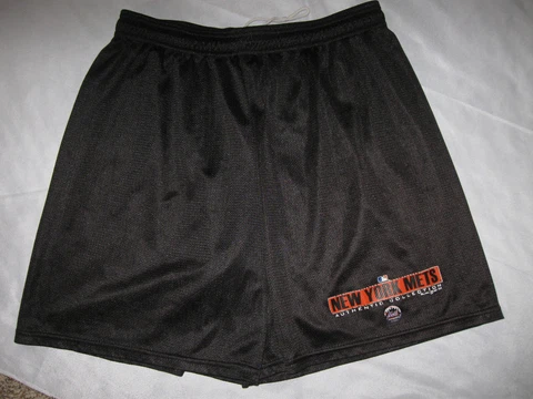 New York Mets Shorts Majestic Vintage 2000 Men's Large NYM Baseball Amazing Mets Cover