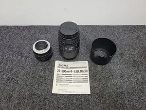 Sigma 70-300mm f4-5.6 DL Macro & Zoom Master f35-70mm Minolta AF-Mount Lens's - Picture 1 of 14