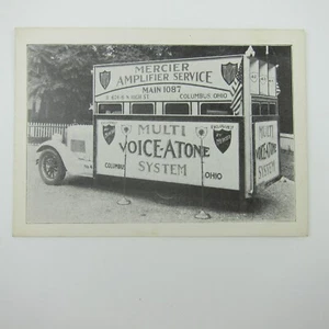 Trade Card Mercier Verstärker Service Voice-Atone System Columbus Ohio Werbung - Bild 1 von 12