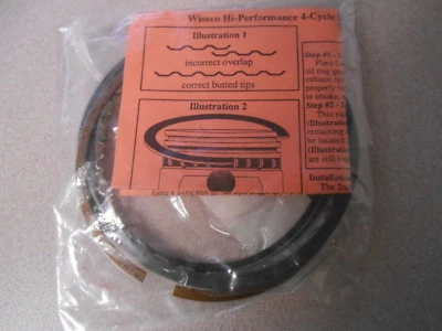 Juego de anillos de pistón Wiseco 81,50 mm diámetro se adapta a: Honda 1985-1986 ATC350X 3208XC Foto 1 de 4