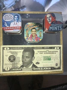 4 Stück Obama Witz Atem Minzen & Geld Obamacare DissapointMINTS Aloha Ananas - Bild 1 von 11