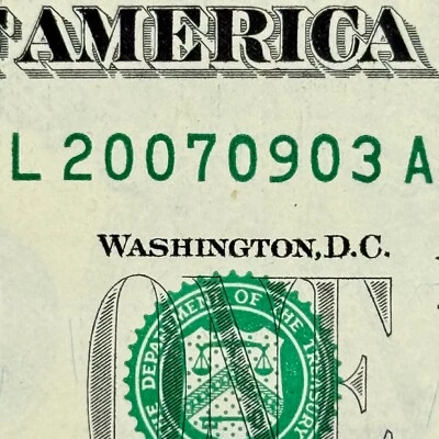 2007 September 3 Birthday Gift Anniversary 9 March Dollar Fancy Serial - Image 1 of 3