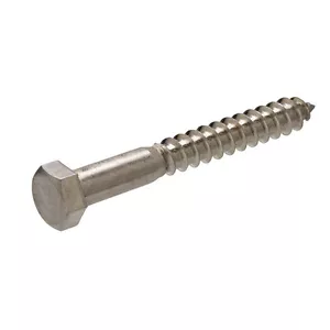 Confezione 100 Bulloni Vite Lag Tappo Testa Esagonale 5/16 x 3" Acciaio Inox 18-8 304 - Foto 1 di 1
