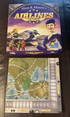 Alan R. Moon’s Airlines Europe Board Game Rio Grande Games 2011 Complete - Image 1 of 4