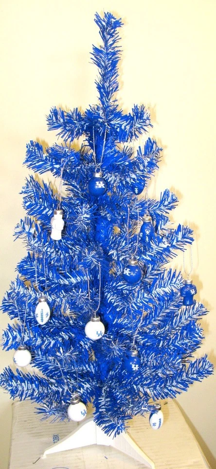 Kentucy wildcats   Christmas Tree 2ft Blue # White Full High Quality Sports - Image 1 of 1