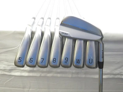 Used Ping i530 Blue Dot Iron Set 4-PW,UW Dynamic Gold R300 Regular Flex Steel - Image 1 of 4