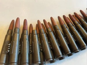 Juguete de plástico munición falsa cinturón bala bandolera 33” talla única soldado disfraz utilería - Imagen 1 de 3