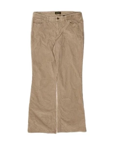 EDDIE BAUER Womens Bootcut Corduroy Trousers US 12 Large W30 L31 Beige BO10 - Picture 1 of 4