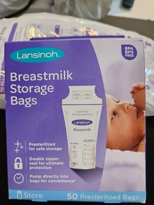 90+ Bolsas de almacenamiento de leche materna Lansinoh y paquetes de terapia con fundas Foto 1 de 4