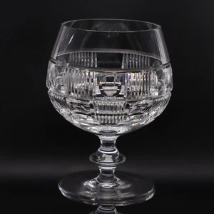 Pepi Herrmann Brilliant Hand Cut Crystal Brandy Snifter 4 3/4" Signed NH 1980 - Picture 1 of 6
