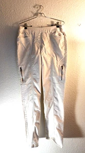 Chicos Pantalone Donna 0,5 Beige Così Dimagrante Elasticizzato Vestito Pantalone Tasca Conica - Foto 1 di 16