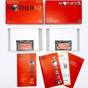 set of 2 Mother 1+2 3 Gameboy Advance Nintendo GBA w/Box, Manual Japan Tested - Picture 1 of 24