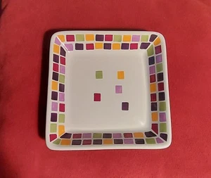 Pampered Chef Simple Additions 7 X 7 Inch Mosaic Tile Plate - Picture 1 of 8