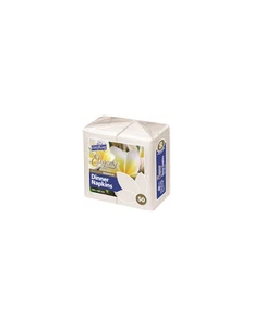 Castaway Napkins Dinner Elegance White Redifold 50 Pack x 1 - Bild 1 von 1