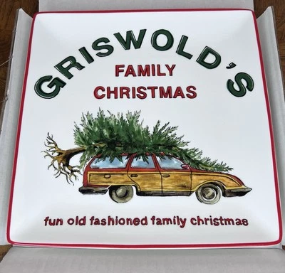 Тарелка для печенья Pottery Barn National Lampoon's Vacation новая частичная коробка - Изображение 1 из 4