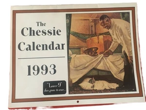 Vintage The Chessie Calendar 1993 Chessie the Railroad Kitten C&O Rail - Picture 1 of 6