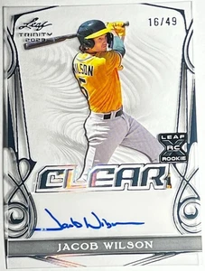 2023 Leaf Trinity ROOKIE AUTO Jacob Wilson 16/49 - Bild 1 von 2