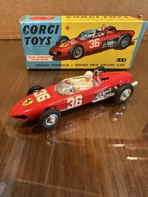 Original Corgi Toys 154 FERRARI FORMULA GRND PRIX RACING CAR ~ Mint Condition  - Image 1 of 4