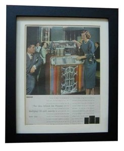 PIONEER MULTIPLAY CD+JUKEBOX+POSTER+AD+FRAMED RARE 1989 ORIGINAL+FAST WORLD SHIP - Imagen 1 de 8
