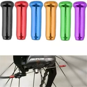 50pcs Aluminum Bike Bicycle Brake Shifter Inner Cable Tips Wire End Cap Crimps - Picture 1 of 18