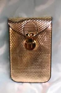 BORSA DI SICUREZZA DA VIAGGIO APPESA AL COLLO TRACOLLA REGOLABILE TRACOLLA RIMOVIBILE ORO NUOVA - Foto 1 di 6