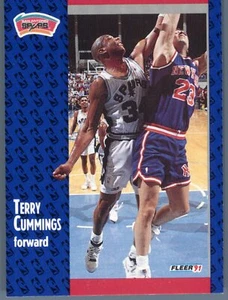 1991-92 Fleer Wheaties #46 Terry Cummings - Picture 1 of 2