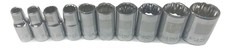 Craftsman 10pc 1/4 SAE 12pt LASER ETCHED Sockets Set Standard STD Point Drive