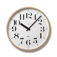 Lemnos RIKI CLOCK L WR-0401 L Wall Clock Japan