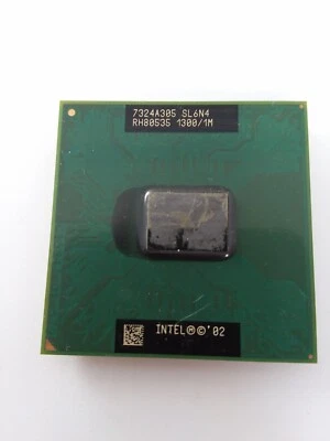 INTEL SL6N4 PENTIUM M PROCESSOR 1.3GHz SOCKET CPU INTEL PENTIUM 100°C NNB - Image 1 of 3