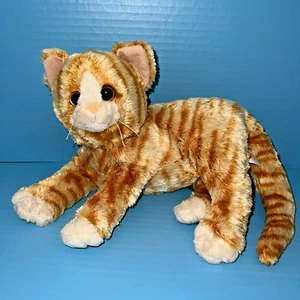 Ty Classic Cobbler Kitty Cat 12" Plush Toy Orange Striped Stuffed Animal 2017 - Picture 1 of 7