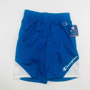 Brand New Champion Bozetto Blue & White Angled Peek Short For Boys Size Small - Picture 1 of 6