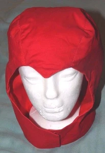 Erwachsenengröße - Ritterhaube - rot - Halloween Kostüm/Spiel - Bild 1 von 1