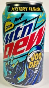 💀 VooDew Can 12oz Limited Edition Mountain Dew Halloween Flavor 2021 EMPTY/B.O. - Picture 1 of 4