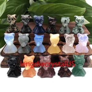 Wholesale Natural Ghost Dog Quartz Crystal Skull Reiki Healing - Picture 1 of 19