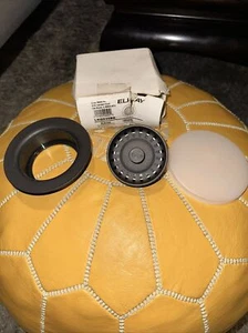 Elkay LKQD35BK Entsorger Ablaufgarnitur abnehmbarer Korb Sieb Stopfen schwarz - Bild 1 von 9