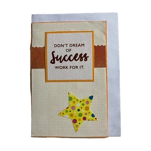1 Hand made card. Don’t Dream Of Success. Work For It. Save Post On 2 Or More - Picture 1 of 2