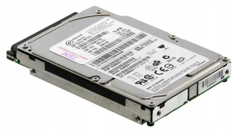 Disco Rigido IBM 10N7211 IBM 300GB 15K SCSI 80PIN - Immagine 1 di 1