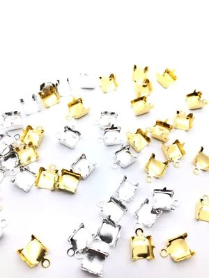 Anillos extremos broches de langosta en oro y plata para diversos propósitos arte y artesanía Foto 1 de 4