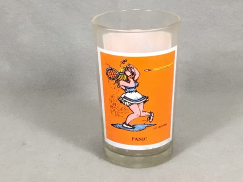 1979 Thought Factory Pepsi Sport Collector Series Glass  PANIC by Gary Patterson