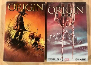 ORIGIN 1 & 2 HARDCOVER HC EDITION Wolverine Logan Jenkins Kubert Marvel I II NEW - Picture 1 of 4